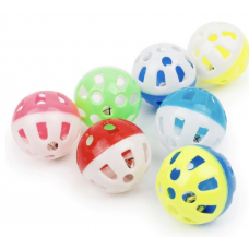 AC - Colourful Plastic Bell Balls 4Pk